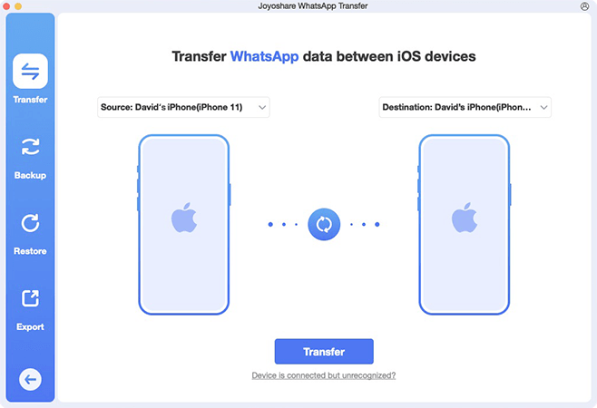 connect two iphones