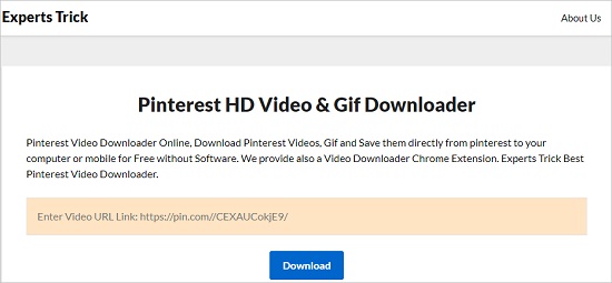 Pinterest Video Downloader / Download Pinterest Video, Gif & Image Free