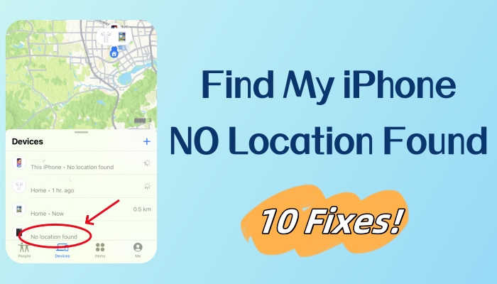 find my iphone no location found