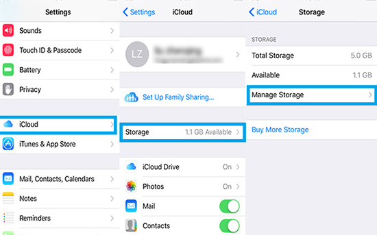 clear up iphone storage space