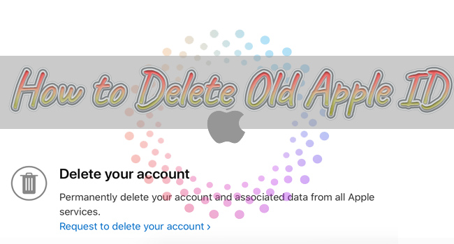 delete old apple id without password