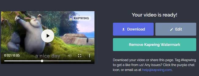 kapwing create download video