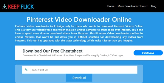 pinterest download video link