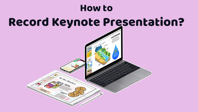 how to record presentation on keynote