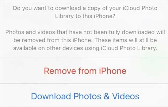 how to sign out of icloud photo library