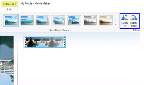 how to rotate video easy movie maker