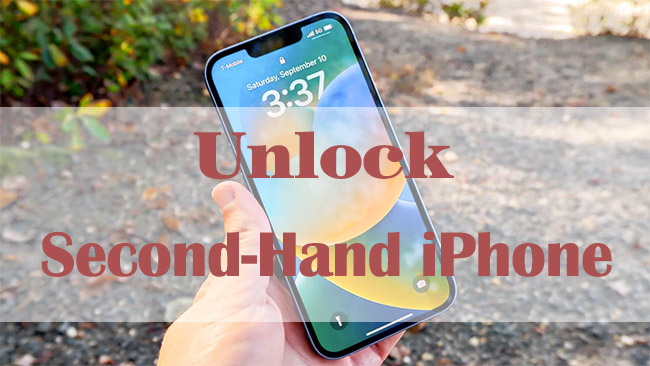 second hand iphone locked to apple id