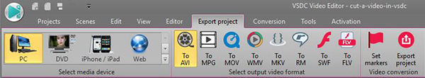 vsdc export video free