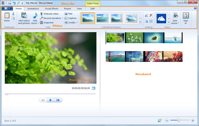 how to crop a video with windows movie maker