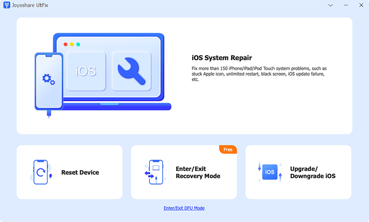 User Guide on How to Fix iOS System Issues with Joyoshare UltFix