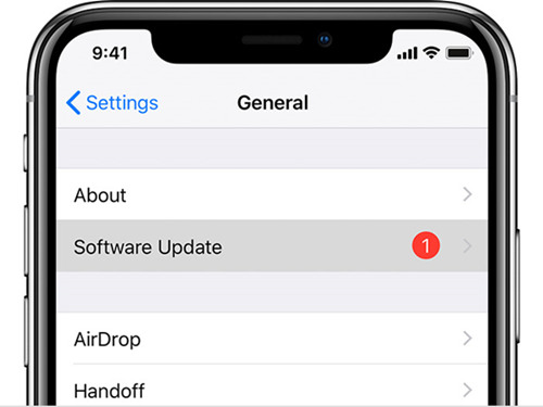 update ios software