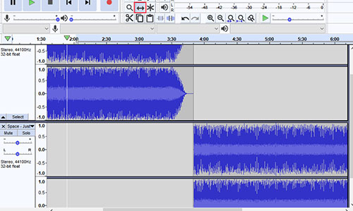 join flac files in audacity