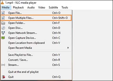 vlc to open mp3 files