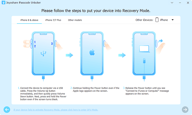 iphone 5s recovery mode win