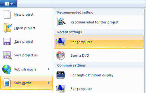 windows movie maker export video with music added